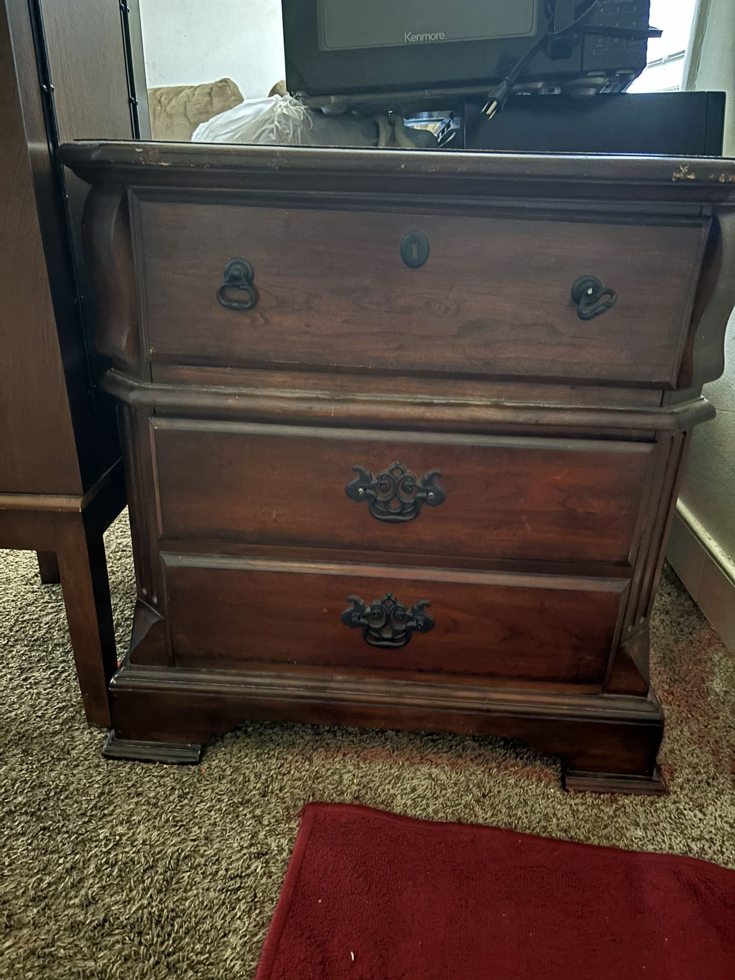 Solid wood night stand/end table