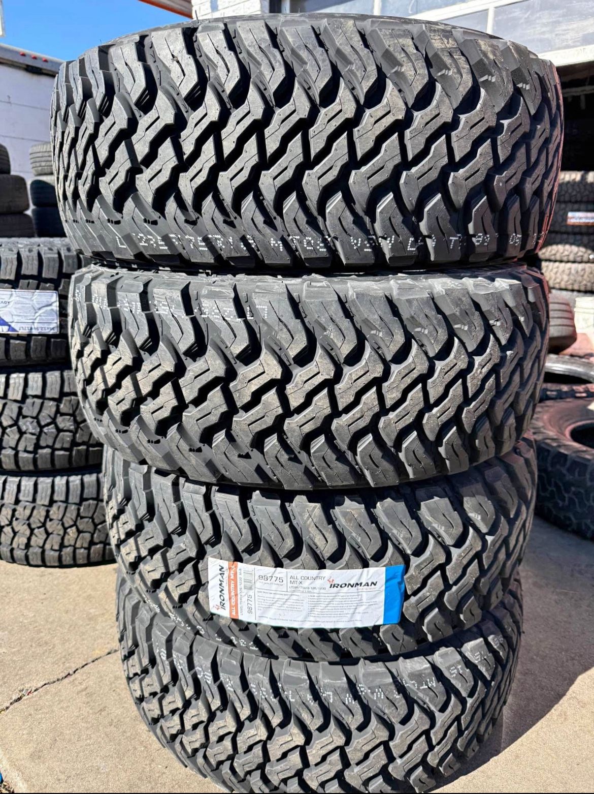 ‼️📲285/75-16 Vendo Set De Llantas Nuevas Marca Iroman