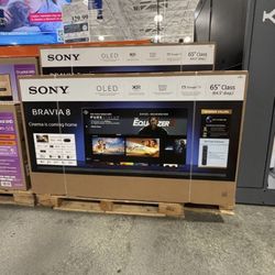65 “ Sony smart 4K BRAVIA 8 HDR 120HZ OLED TV Floor Model
