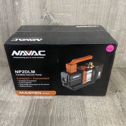 NAVAC Master Series NP2DLM Cordless Vacuum Pump