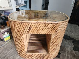 Bamboo coffee table