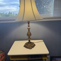Brass table lamp