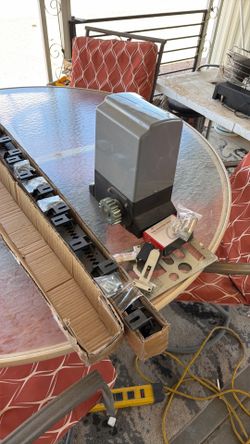 Electric gate opener kit