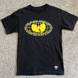 🔴Wu-Wear Shirt Size Small Straight From The Grain Wu-Tang Rza Gza