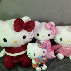 Original Sanrio Plushies 45;All 4