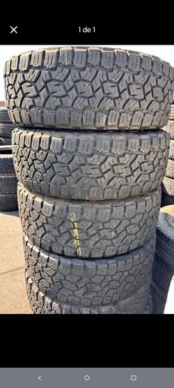Vendo set LT 35 12.50 r20  Toyos RT en excelente condición