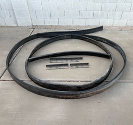50 ft total 5" tall Lawn garden landscaping Edging Boarder flexible rounded top plus 4 ft straight edging
