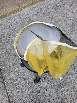 beekeeping square folding veil with string