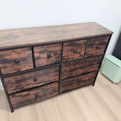 8 drawer Fabric Dresser