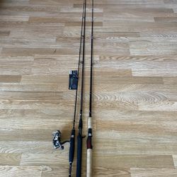 3 new Abu Garcia fishing rods $80