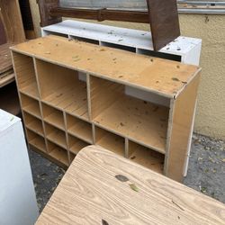 Bookcases, Cubbies, Tables, Kidney Tables, Chairs