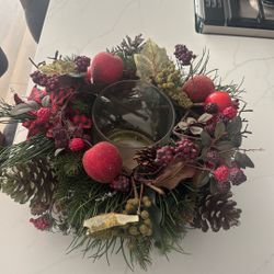 Christmas Centerpiece Candle Holder 