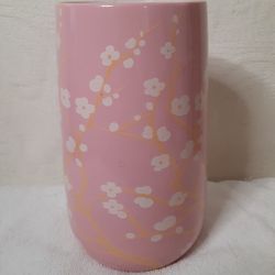 Pink Floral Print Vase 8" x 5”, Super Nice by Pro Flowers Vase

