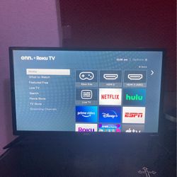 Roku TV, Good Condition, 13 Inches Tall, 20 Inches Wide 