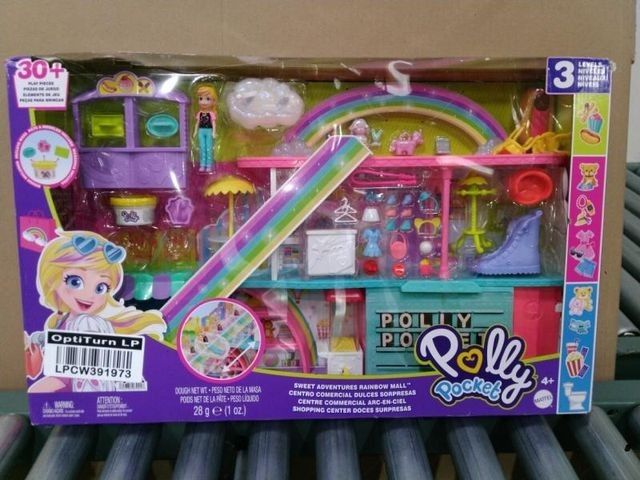 Playset - Polly Pocket - Polly - Shopping Center Doces Surpresas