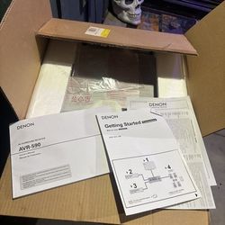 Denon AVR-590 5.1 HDMI AV Receiver OPEN box