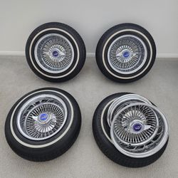 13x7 Prestamp 72 Spoke Dayton Wire Wheels