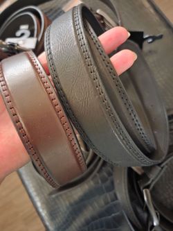 Men's belts.
