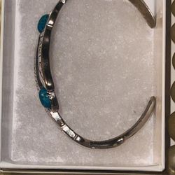 Silver- Turquoise  Harley Davidson Bracelet