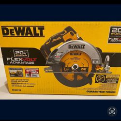 Dewalt New 71/4” Circular Saw Flex Volt 60v No Battery