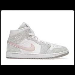Jordan 1 Mid SE Light Iron Ore (Women)