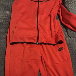 Red Nike Tech Size Small Fits Like a Medium 
