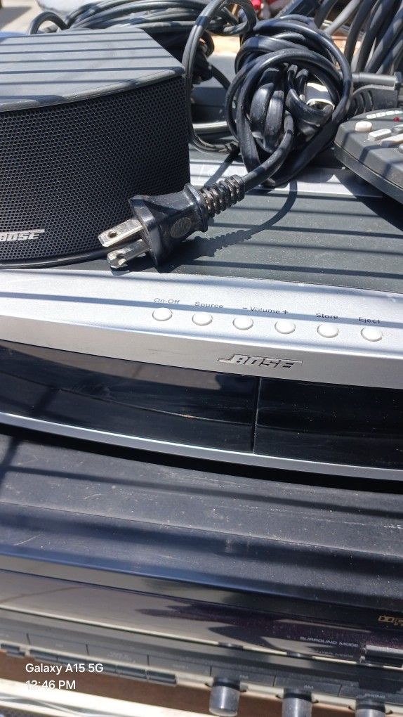 Bose Audio Parts Comes With Remote And Some Cables Works But Some Parts Missing
