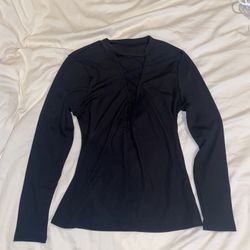  Deep V Blouse
