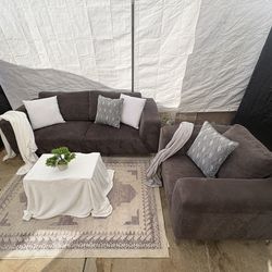 Couch/sofa/a ccent chair, charcoal grey, Delivery Available