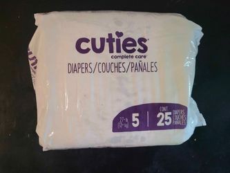 New diapers size 5
