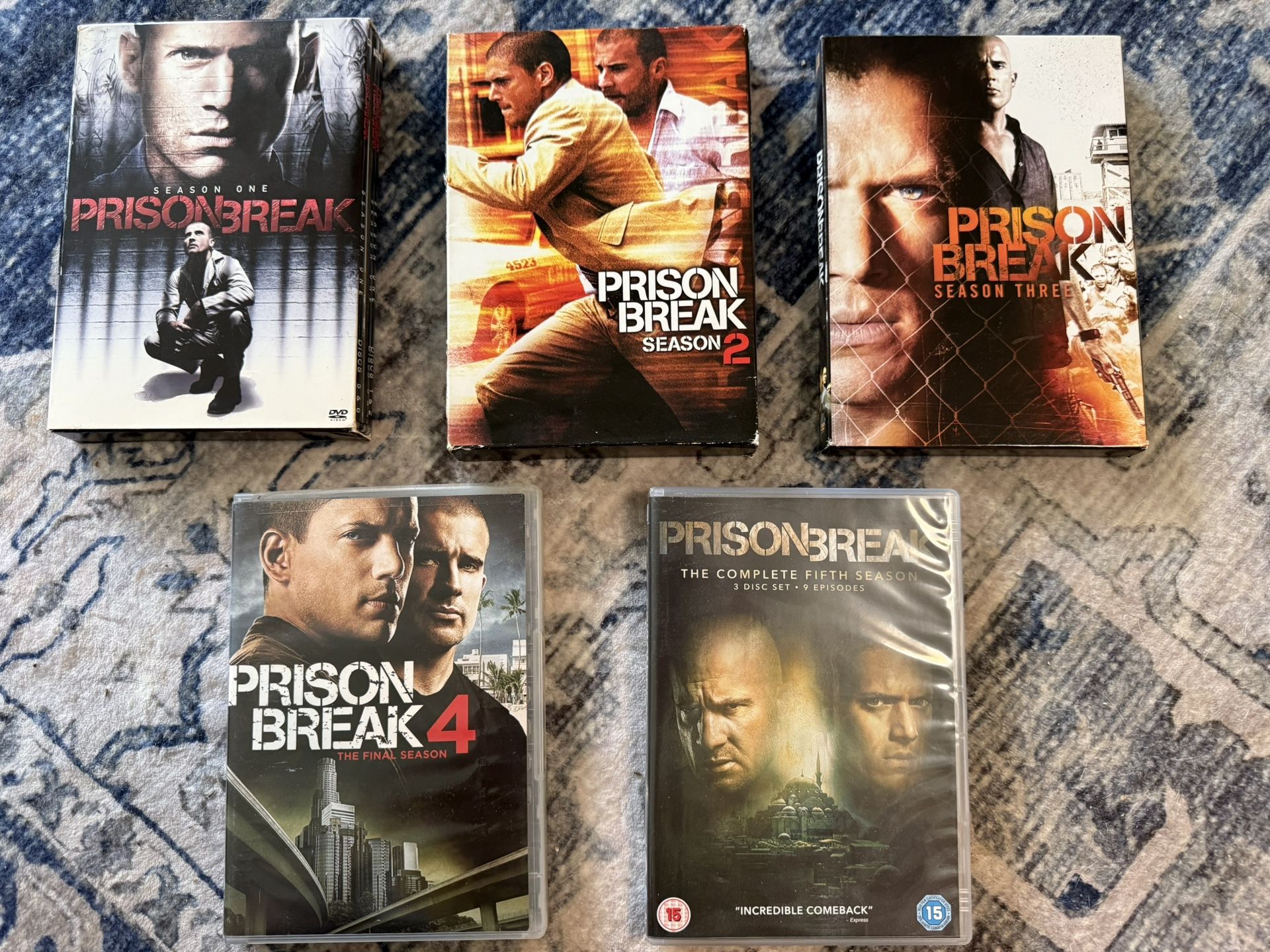 Prison Break Seasons 1-5 Excellent Condition