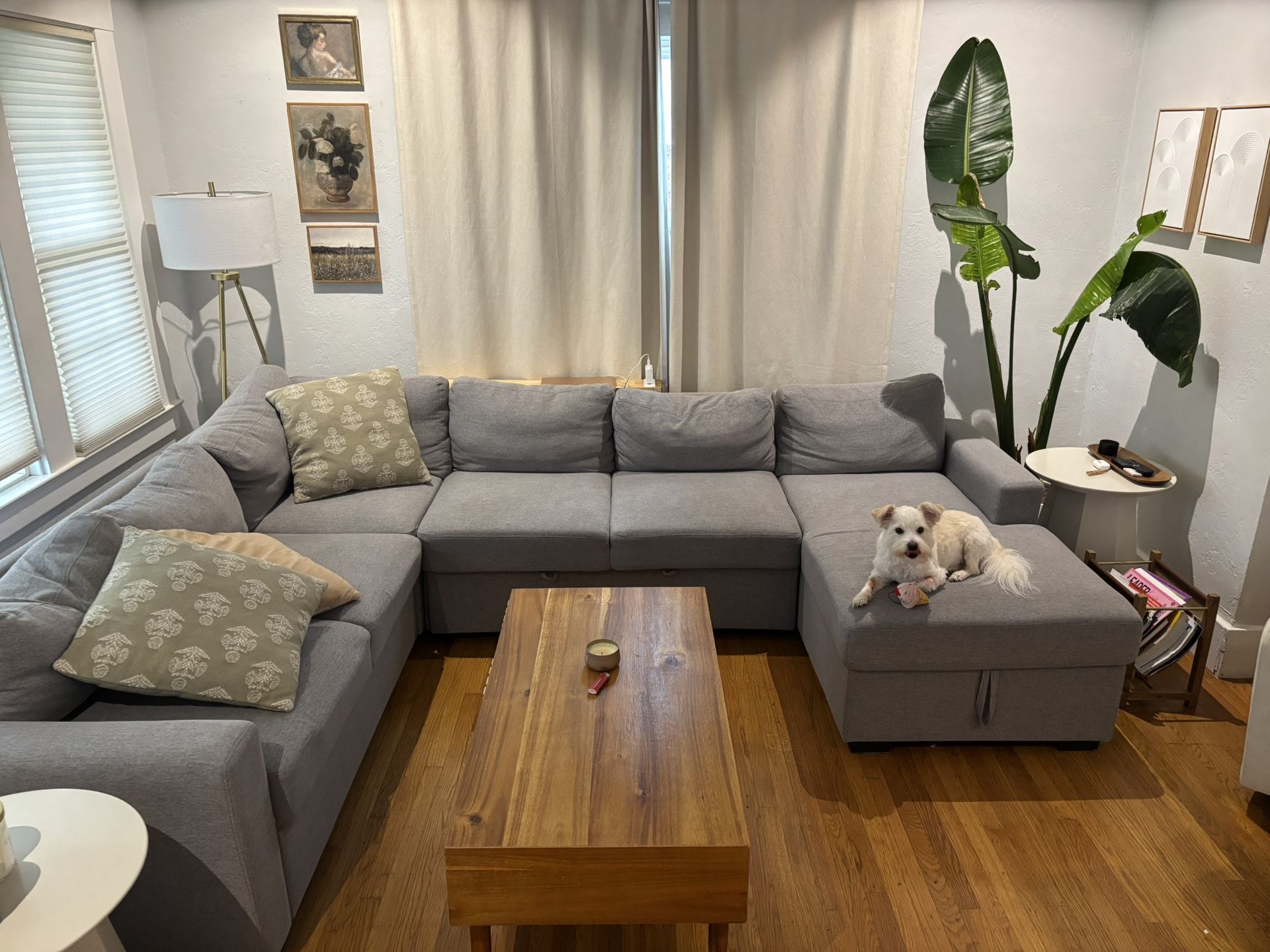 Sectional Couch Grey