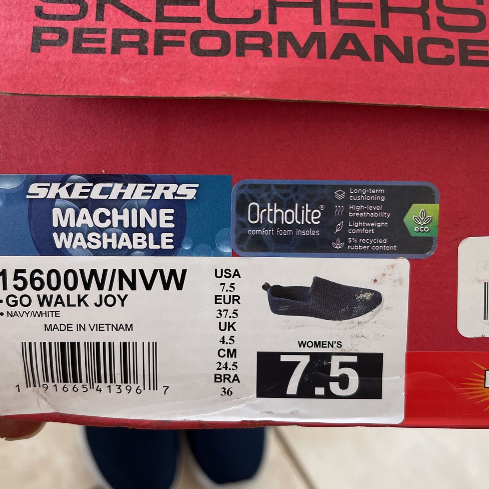 Sketcher Slip On Walking Shoes (Blue)