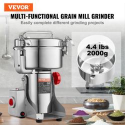 VEVOR 2000g Electric Grain Mill Grinder 