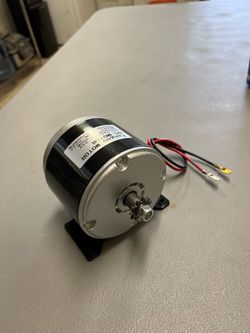 24V 350W 2700RPM High Speed Brushed DC Motor with 11-tooth Sprocket