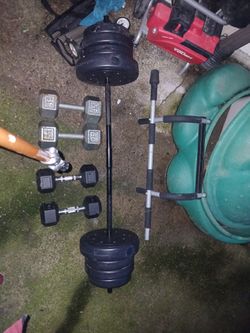 (Free Weight's ) & Dumbell Set