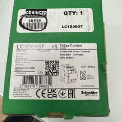Schneider Electric LC1D09G7 Contactor 120V Coil NEW