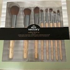 Eco sanctuary wood handle Makeup Brush Set  Of 8