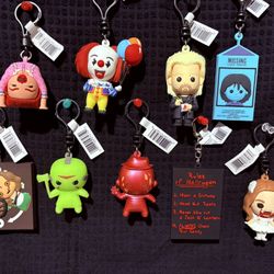 Horror Figural Bag Clips Perfect Condition Never Used