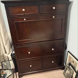 Sturdy, Well-Made Desk Armoire 