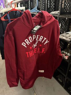 Men's Under Armour Project Rock Red One ELF Hoodie L