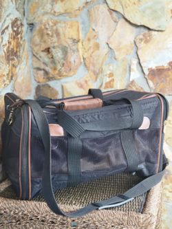Sherpa Original Deluxe Pet Carrier In Black, Designed For Airline In-cabin Travel