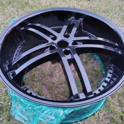 Brand New Powder Coated 22" 5x115 Dodge Charger / Challenger / Chrysler 300 Rims