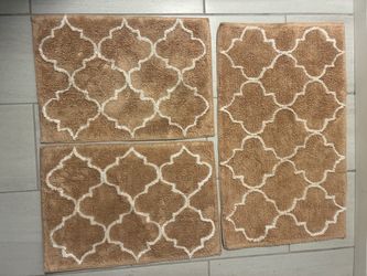 Set of 3 Bathroom Rugs