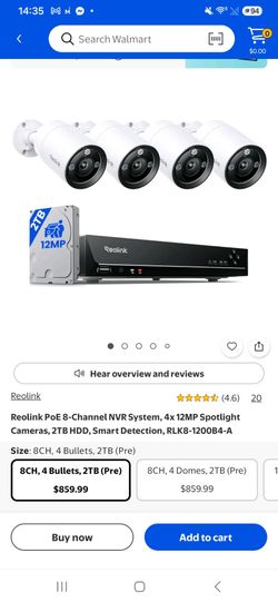 Reolink NVR Security Camera System