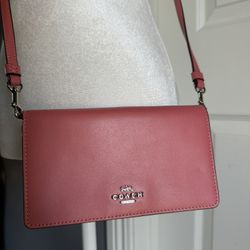 Pink Coach Crossbody Bag