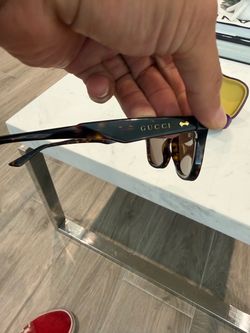 UNISEX AVIATOR SUNGLASSES GUCCI Color brown