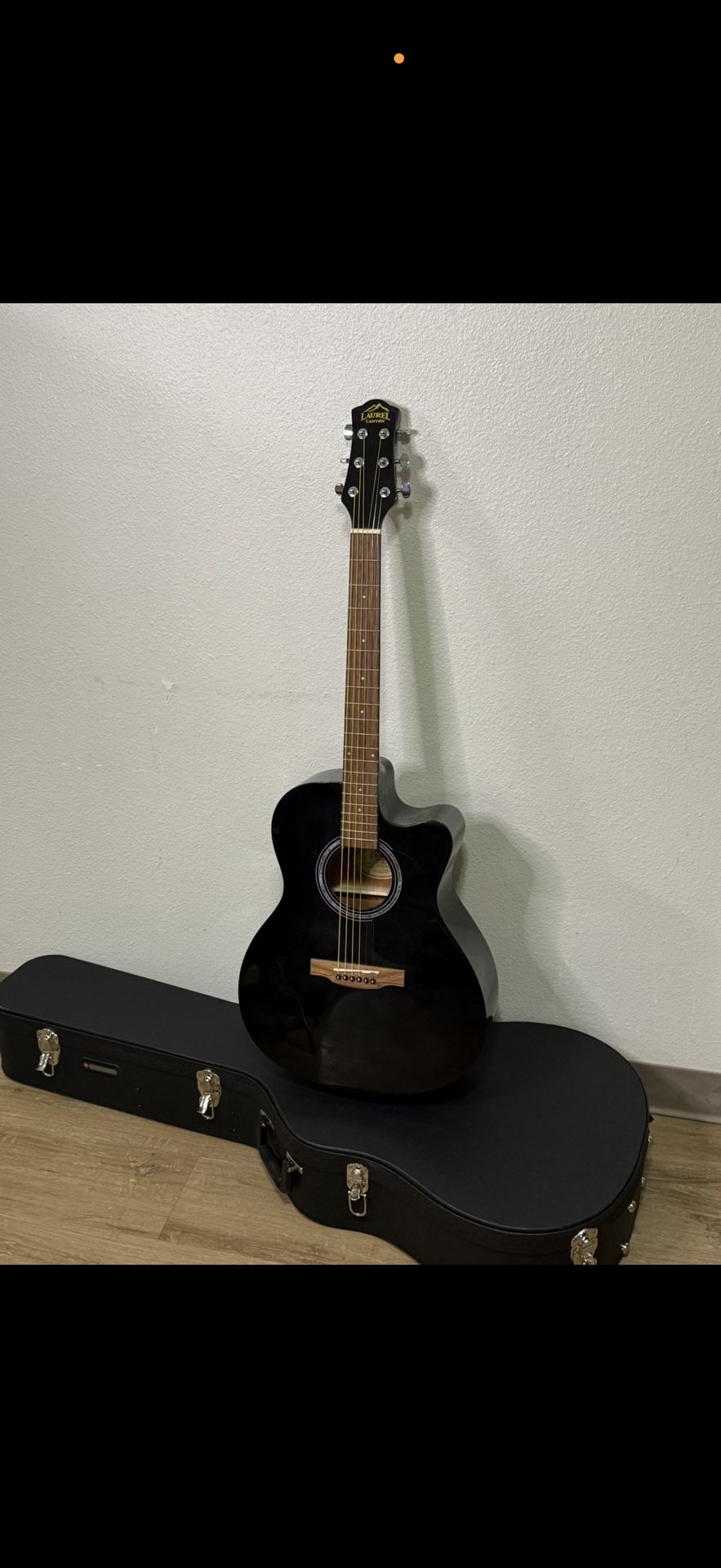Black Laurel Canyon Acoustic Guitar