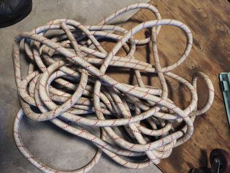 Braided Nylon Rope with Red Fleck Pattern