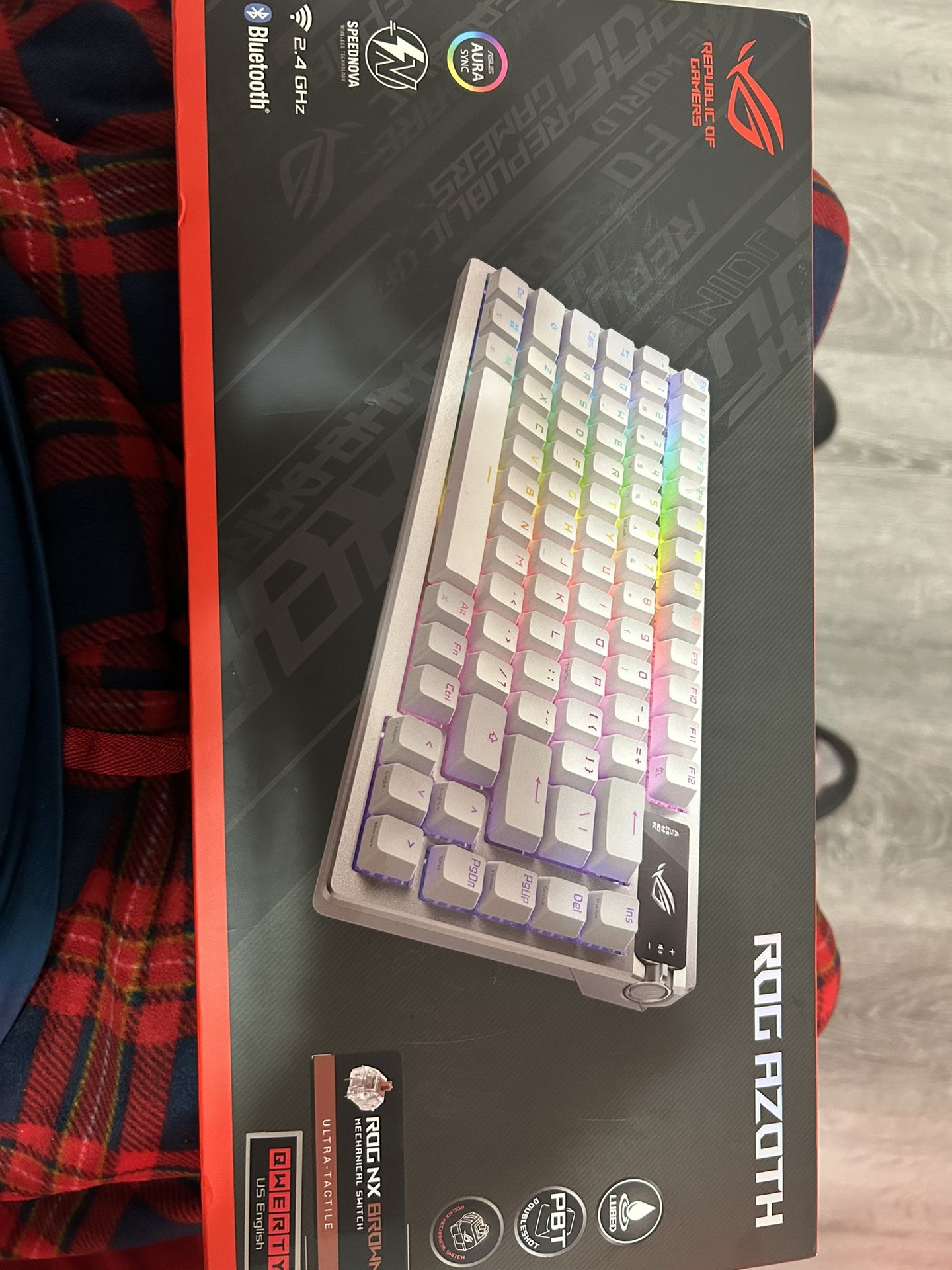 Rog Rzoth Led Gaming Keyboard 